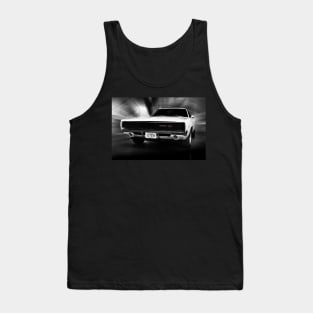 1968 Dodge Charger R/T, Black and White Tank Top